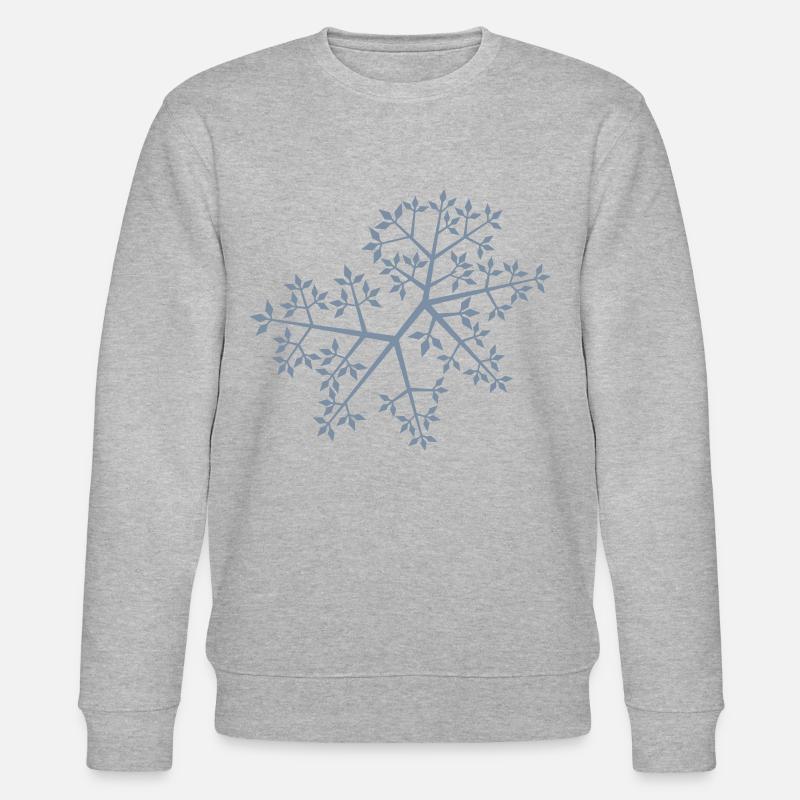 Nature branches branches feuilles - Sweat bio CHANGER Stanley/Stella Unisexe - gris chiné