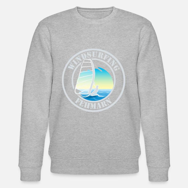 Windsurfing Fehmarn Dunkel - Sweat bio CHANGER Stanley/Stella Unisexe - gris chiné