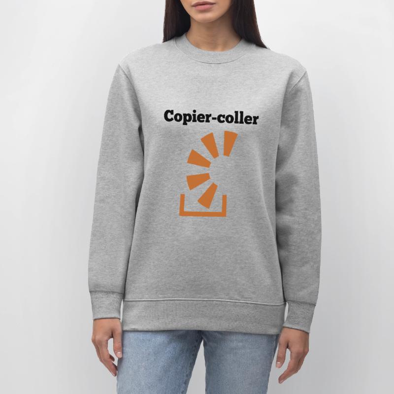 Copier Coller Programmer Software Developer Nerd G Stanley/Stella Unisex Bio-Sweatshirt CHANGER 