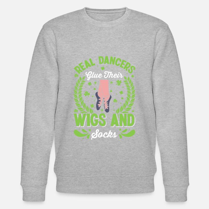 Irish Dance Irish Dancing - Stanley/Stella CHANGER Unisex Organic Sweatshirt - heather grey