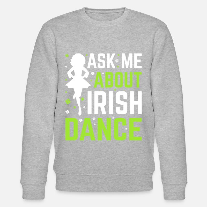 Danse irlandaise Danse irlandaise - Sweat bio CHANGER Stanley/Stella Unisexe - gris chiné