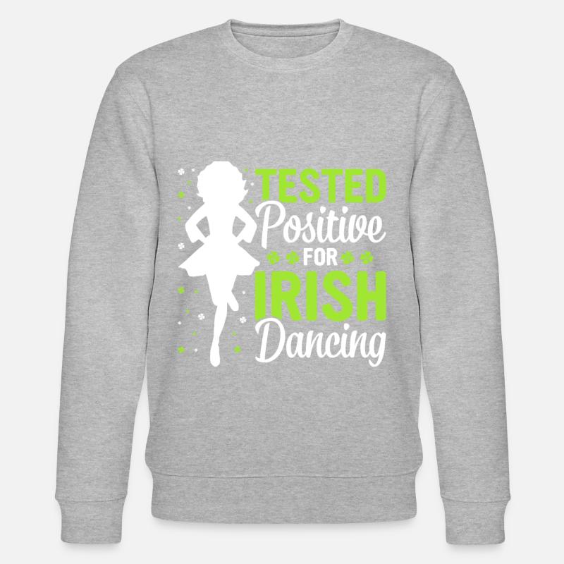 Irish Dance Irish Dancing - Stanley/Stella CHANGER Unisex Organic Sweatshirt - heather grey