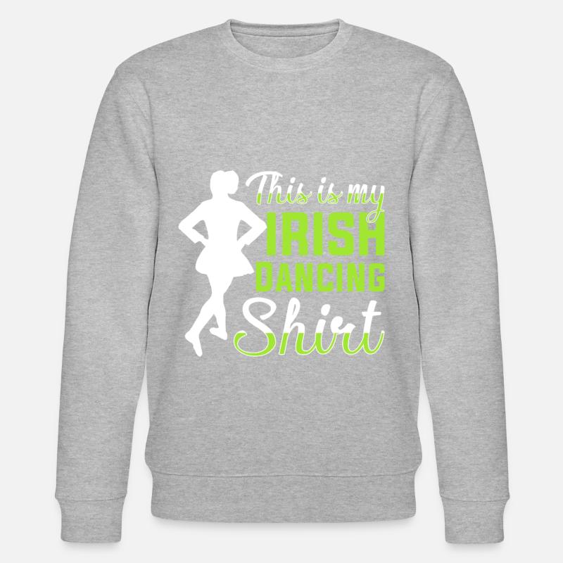 Irish Dance Irish Dancing - Stanley/Stella CHANGER Unisex Organic Sweatshirt - heather grey