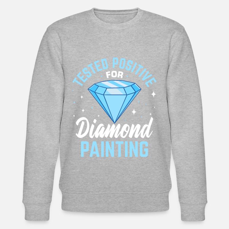 Hobby Diamond Painter Diamant - Stanley/Stella CHANGER Unisex Organic Sweatshirt - heather grey