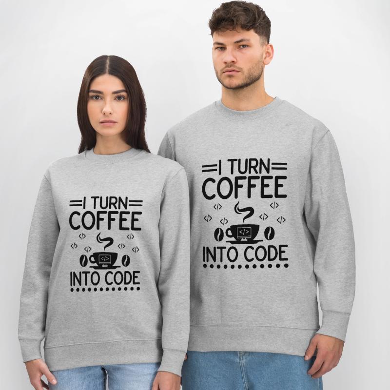Café Codage Programmeur Codeur Développeur Nerd Coff Sweat bio CHANGER Stanley/Stella Unisexe