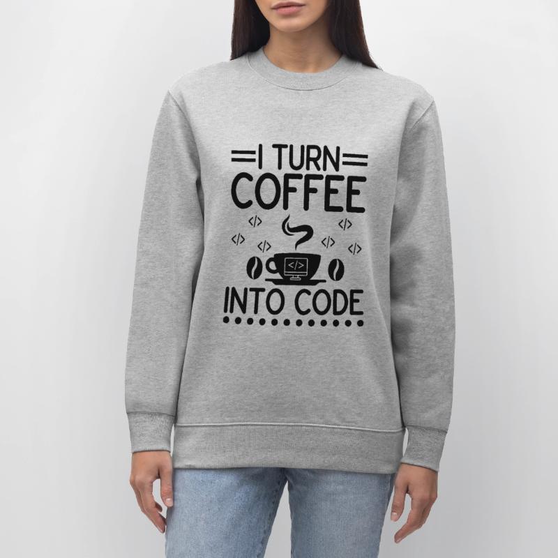 Café Codage Programmeur Codeur Développeur Nerd Coff Sweat bio CHANGER Stanley/Stella Unisexe