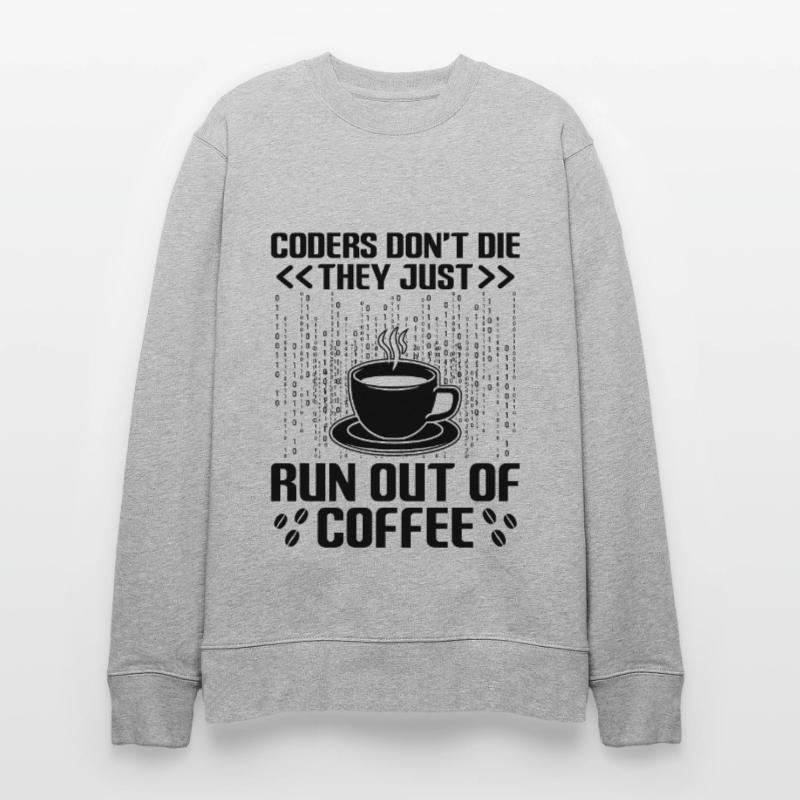 Café Codage Programmeur Codeur Développeur Nerd Coff Sweat bio CHANGER Stanley/Stella Unisexe