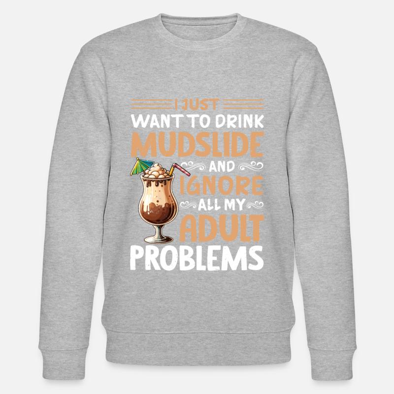 Mudslide Cocktail - Stanley/Stella Unisex Bio-Sweatshirt CHANGER  - Grau meliert