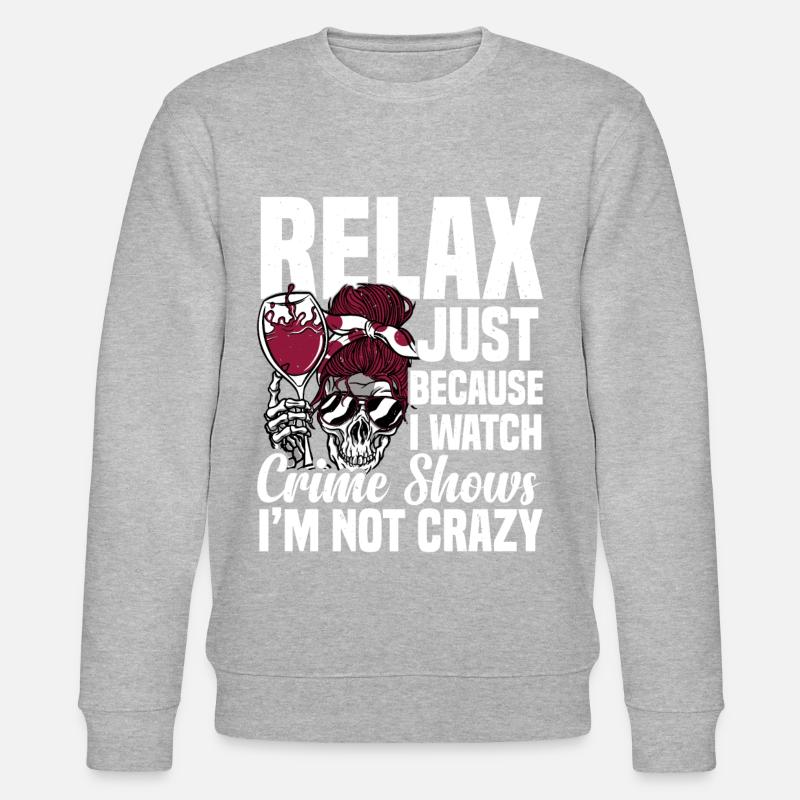 True Crime - Stanley/Stella Unisex Bio-Sweatshirt CHANGER  - Grau meliert