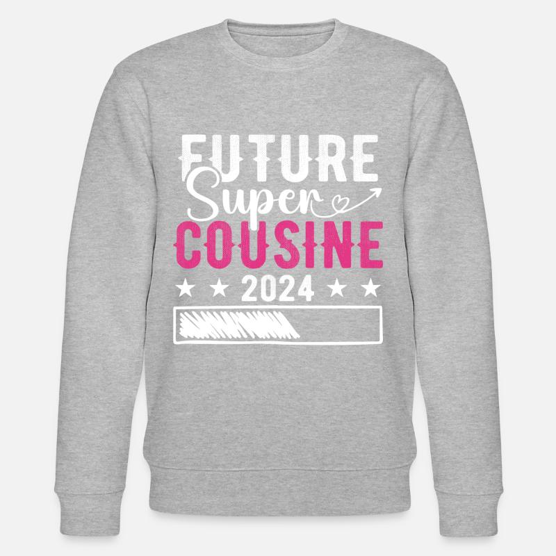 Future Super Cousin 2024 - Stanley/Stella CHANGER Unisex Organic Sweatshirt - heather grey