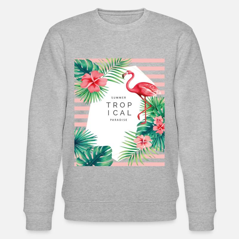 SOMMER - Stanley/Stella Unisex Bio-Sweatshirt CHANGER  - Grau meliert