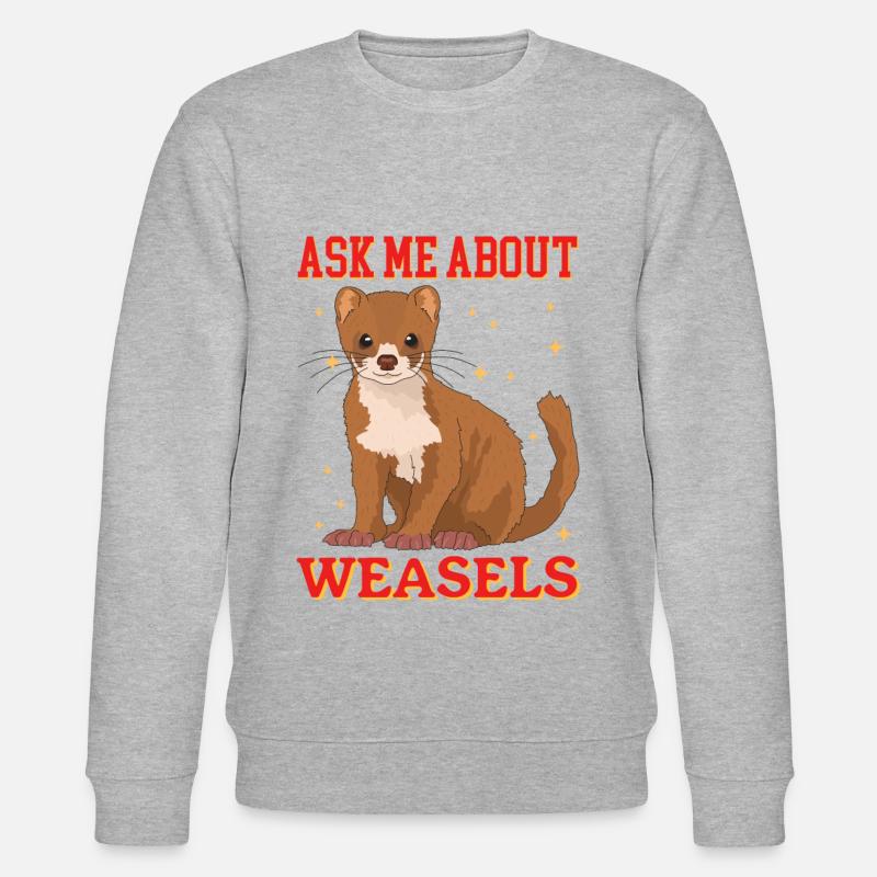 Weasel Mouse Weasel Hermännchen Gift - Stanley/Stella CHANGER Unisex Organic Sweatshirt - undefined