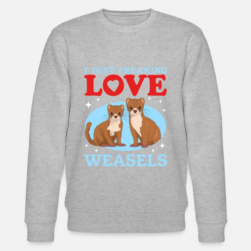 Wiesel Hermännchen Kleinwiesel Geschenk - Stanley/Stella Unisex Bio-Sweatshirt CHANGER  - undefined