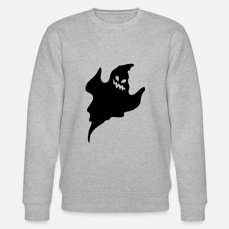 Ghost Spotted - Stanley/Stella CHANGER Unisex Organic Sweatshirt - heather grey