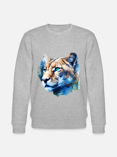 Cougar - Stanley/Stella Unisex Bio-Sweatshirt CHANGER  - Grau meliert