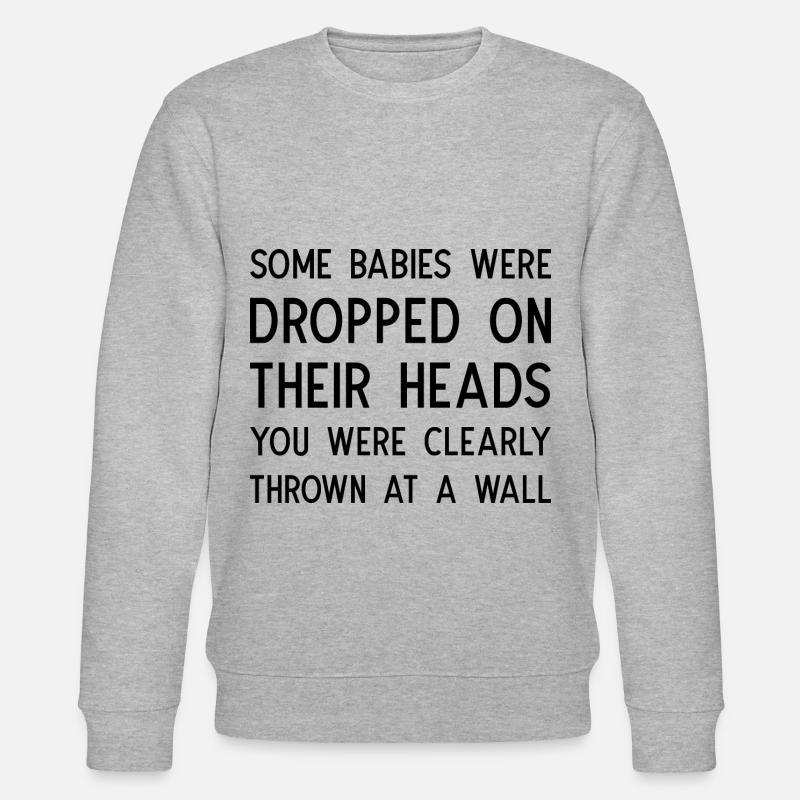 Lustiger Spruch - Stanley/Stella Unisex Bio-Sweatshirt CHANGER  - Grau meliert