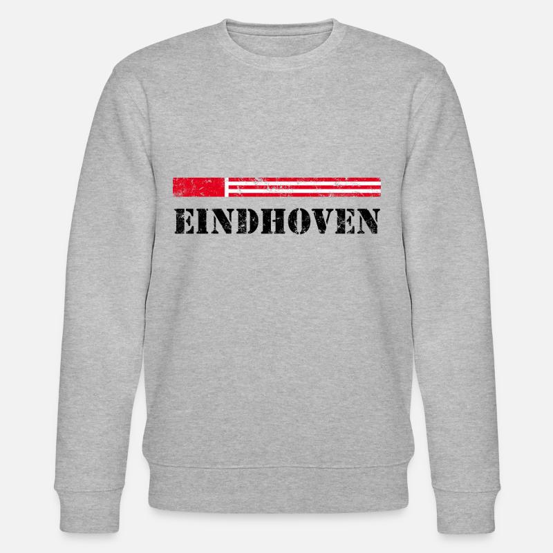 Eindhoven Schriftzug - Stanley/Stella Unisex Bio-Sweatshirt CHANGER  - Grau meliert