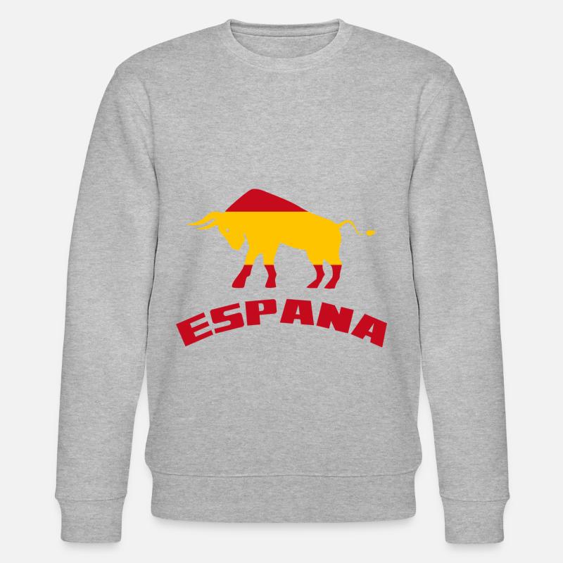 Espana - Spanischer Stier - Stanley/Stella Unisex Bio-Sweatshirt CHANGER  - Grau meliert