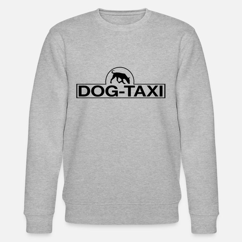 Hund Hunde Hündchen Sticker - Stanley/Stella Unisex Bio-Sweatshirt CHANGER  - Grau meliert