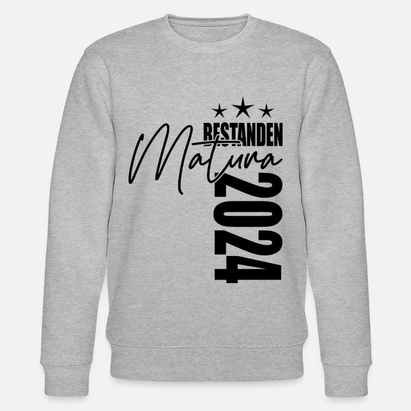Matura 2024 - Stanley/Stella Unisex Bio-Sweatshirt CHANGER  - Grau meliert