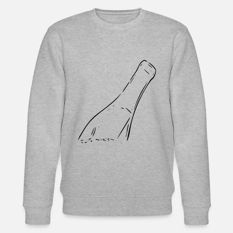 Message in a bottle - Stanley/Stella CHANGER Unisex Organic Sweatshirt - heather grey