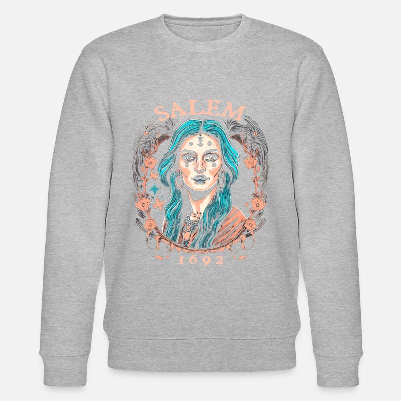 Salem 1692 - Stanley/Stella Unisex Bio-Sweatshirt CHANGER  - Grau meliert