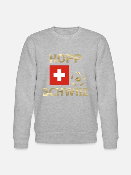 Hopp Schwiiz - Stanley/Stella CHANGER Unisex Organic Sweatshirt - heather grey