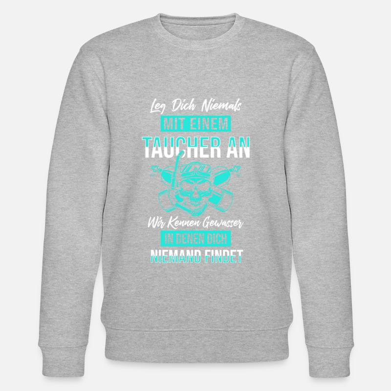 Taucher Geschenk - Stanley/Stella Unisex Bio-Sweatshirt CHANGER  - undefined