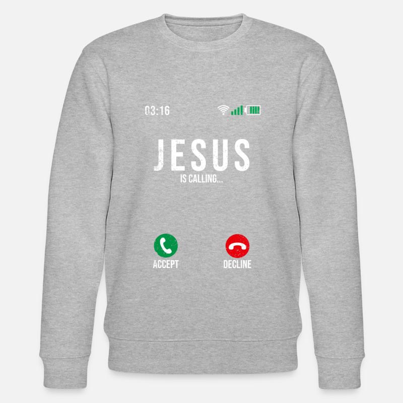 Jesus is calling - Stanley/Stella CHANGER Unisex Organic Sweatshirt - undefined