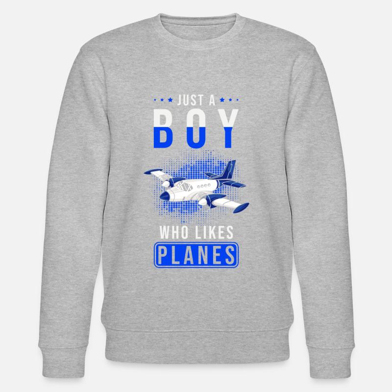 Airplane Pilot Gift - Stanley/Stella CHANGER Unisex Organic Sweatshirt - undefined