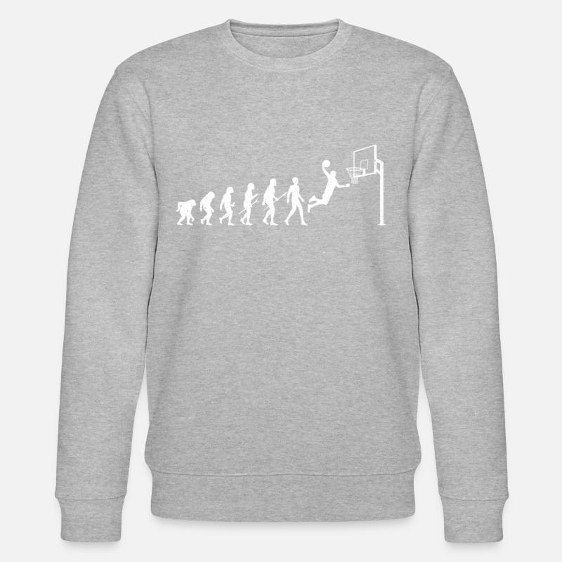 Basketball Evolution - Stanley/Stella CHANGER Unisex Organic Sweatshirt - undefined