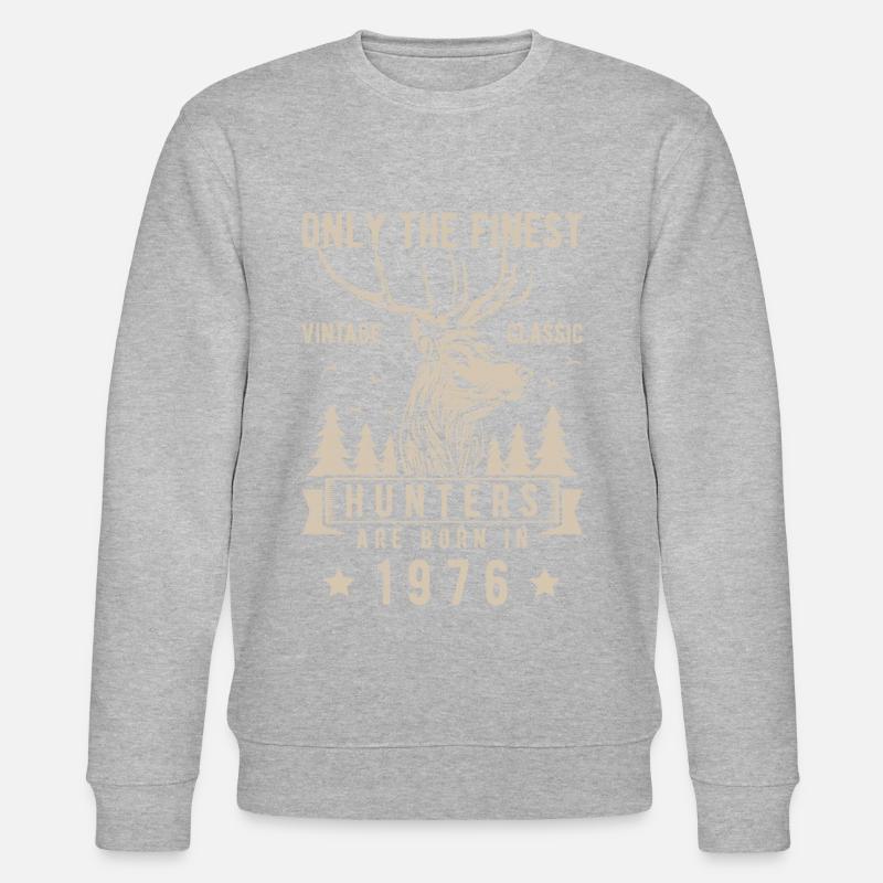 Hunter gift 1976 - Stanley/Stella CHANGER Unisex Organic Sweatshirt - undefined