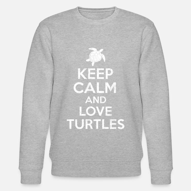 Turtle - Keep calm Turtle - Stanley/Stella CHANGER Unisex Organic Sweatshirt - undefined