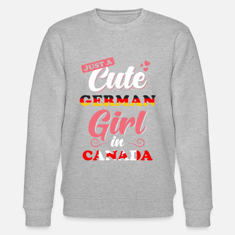Germany Canada Saying - Stanley/Stella CHANGER Unisex Organic Sweatshirt - undefined
