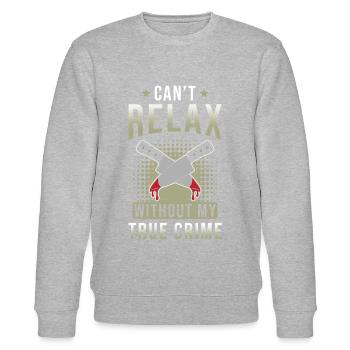 True Crime - Stanley/Stella Unisex Bio-Sweatshirt CHANGER  - Grau meliert - Vorne - Nik (191cm) & Marisol (170cm)