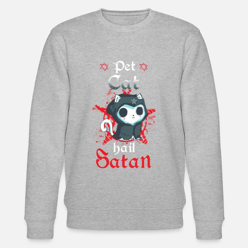 Chat de compagnie Hail Satan - Sweat bio CHANGER Stanley/Stella Unisexe - undefined