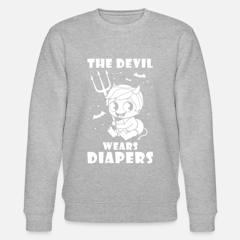The Devil wears Diapers - Stanley/Stella CHANGER Unisex Organic Sweatshirt - undefined