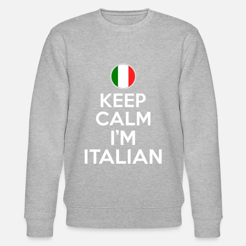 Keep calm im italian - Stanley/Stella Unisex Bio-Sweatshirt CHANGER  - undefined