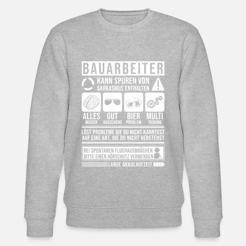 Bauarbeiter Baustelle - Stanley/Stella Unisex Bio-Sweatshirt CHANGER  - undefined