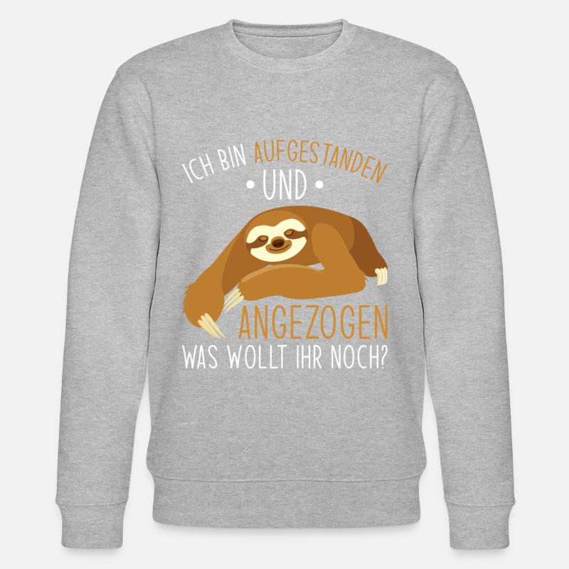 Faultier Geschenk Faultier Sprüche - Stanley/Stella Unisex Bio-Sweatshirt CHANGER  - undefined