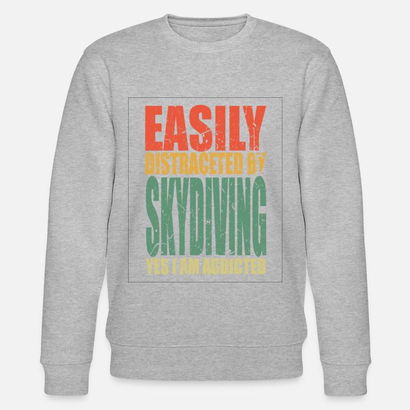Parachutisme en disant drôle - Sweat bio CHANGER Stanley/Stella Unisexe - undefined
