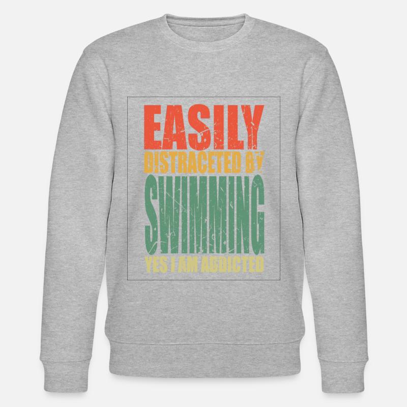 Swimming saying funny - Stanley/Stella CHANGER Unisex Organic Sweatshirt - undefined