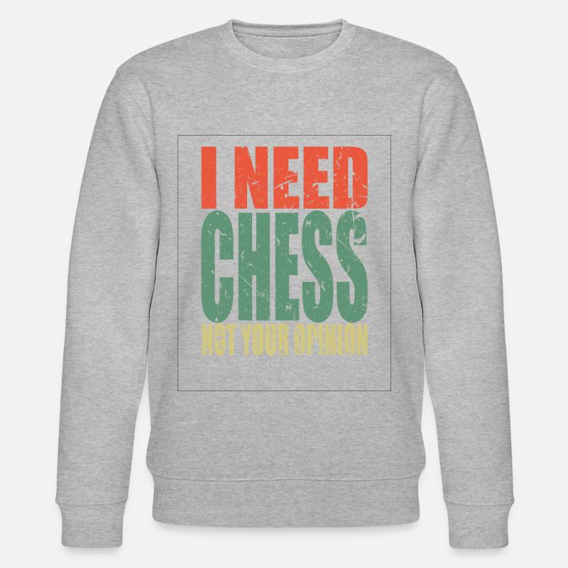 Schach Spruch lustig - Stanley/Stella Unisex Bio-Sweatshirt CHANGER  - undefined