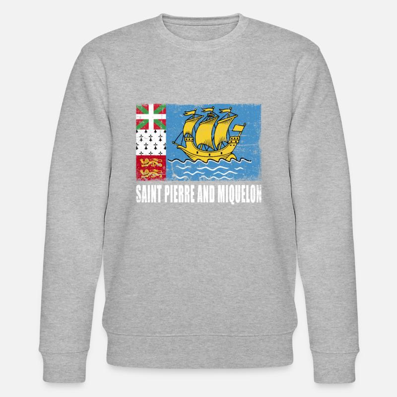Drapeau de Saint-Pierre-et-Miquelon - Sweat bio CHANGER Stanley/Stella Unisexe - undefined