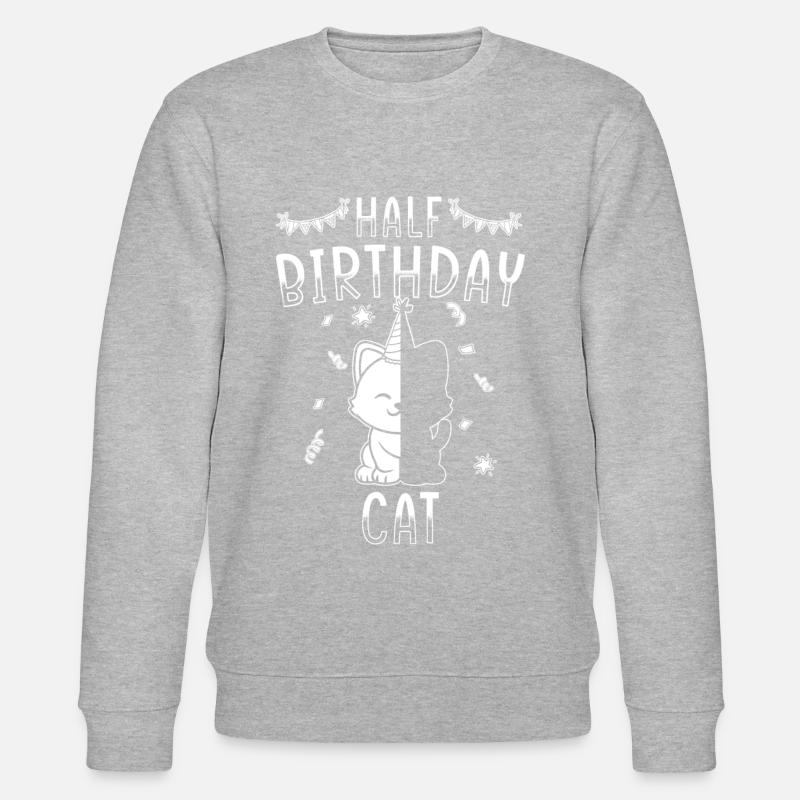 Demi-année 6 mois d’anniversaire chat - Sweat bio CHANGER Stanley/Stella Unisexe - undefined