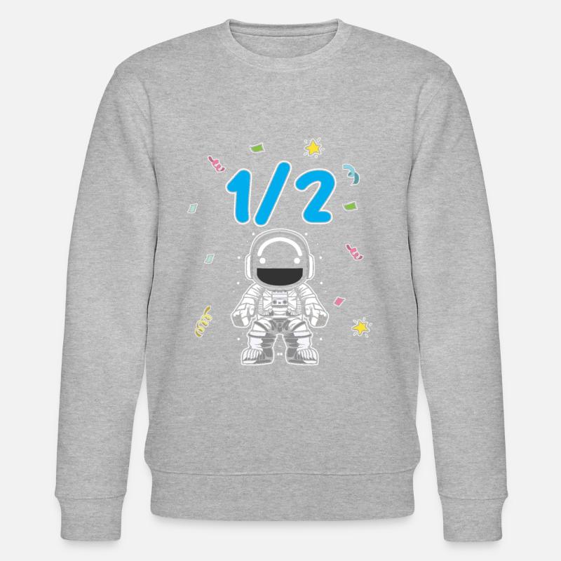 Demi-année 6 mois anniversaire astronaute - Sweat bio CHANGER Stanley/Stella Unisexe - undefined