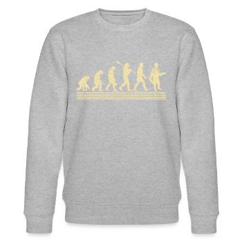 Architekt Evolution - Stanley/Stella Unisex Bio-Sweatshirt CHANGER  - Grau meliert - Vorne - Nik (191cm) & Marisol (170cm)