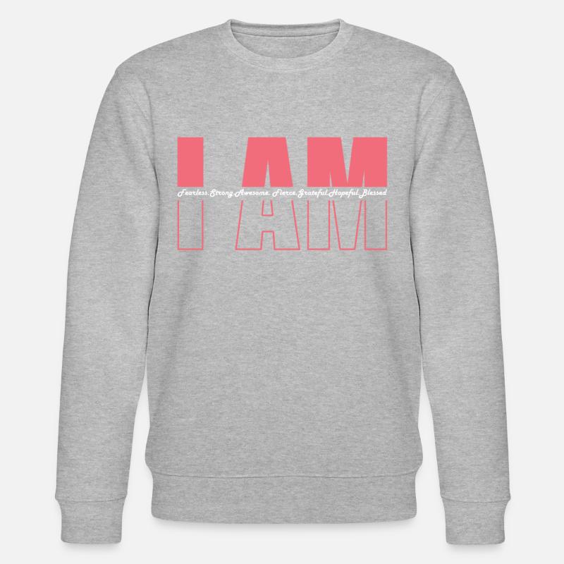 Inspiration Frau Spruch Selbstvertrauen - Stanley/Stella Unisex Bio-Sweatshirt CHANGER  - undefined