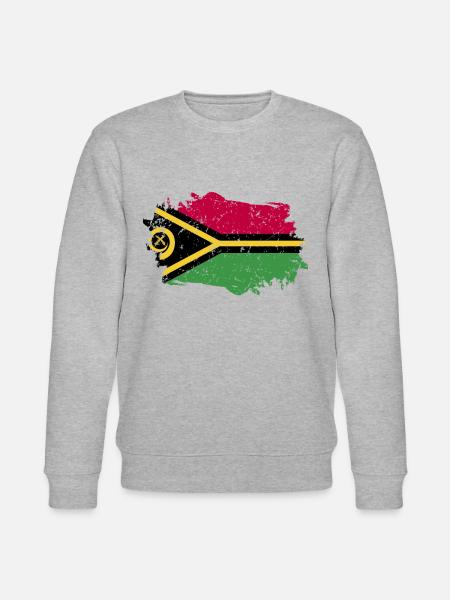 Vanuatu Drapeau Grunge Vanuatu Drapeau - Sweat bio CHANGER Stanley/Stella Unisexe -