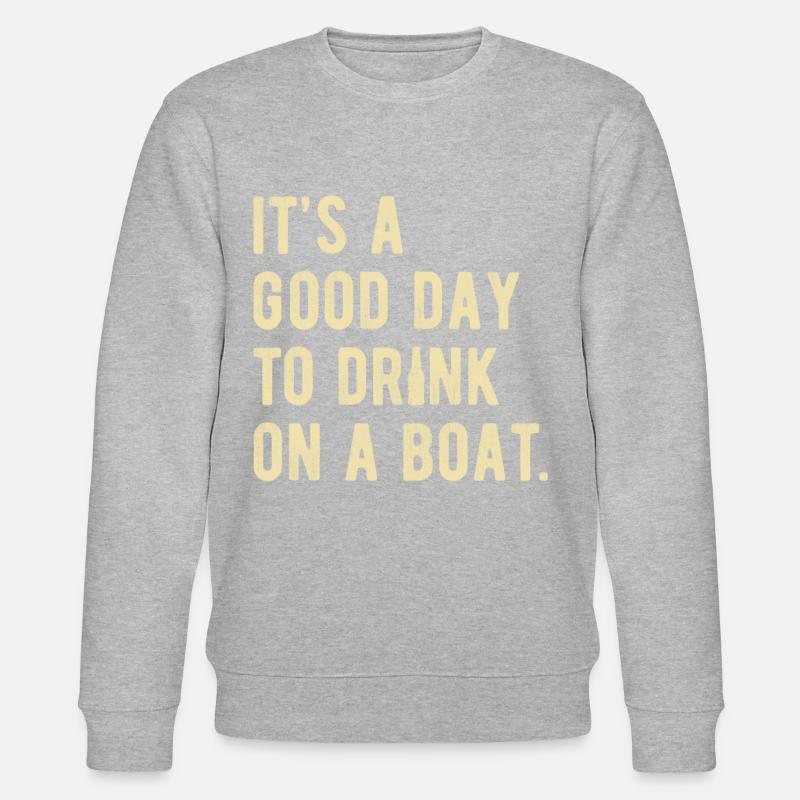 Boot Ausflug Spruch Boot Urlaub Boot Party - Stanley/Stella Unisex Bio-Sweatshirt CHANGER  - undefined